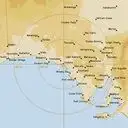 Live Ceduna Weather Radar - 512km - Rain Rate