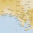 Live Ceduna Weather Radar - 512km - Rain Rate