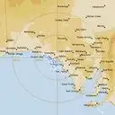 Live Ceduna Weather Radar - 512km - Rain Rate