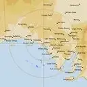Live Ceduna Weather Radar - 512km - Rain Rate