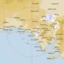 Live Ceduna Weather Radar - 512km - Rain Rate