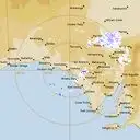 Live Ceduna Weather Radar - 512km - Rain Rate