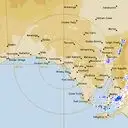 Live Ceduna Weather Radar - 512km - Rain Rate