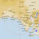 Live Ceduna Weather Radar - 512km - Rain Rate