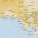 Live Ceduna Weather Radar - 512km - Rain Rate