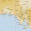Live Ceduna Weather Radar - 512km - Rain Rate
