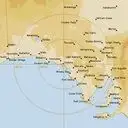 Live Ceduna Weather Radar - 512km - Rain Rate