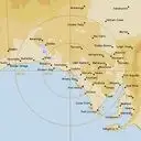 Live Ceduna Weather Radar - 512km - Rain Rate