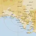 Live Ceduna Weather Radar - 512km - Rain Rate