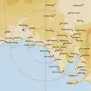 Live Ceduna Weather Radar - 512km - Rain Rate