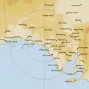Live Ceduna Weather Radar - 512km - Rain Rate