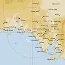 Live Ceduna Weather Radar - 512km - Rain Rate