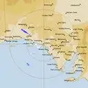 Live Ceduna Weather Radar - 512km - Rain Rate