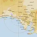 Live Ceduna Weather Radar - 512km - Rain Rate
