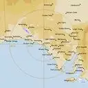 Live Ceduna Weather Radar - 512km - Rain Rate