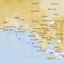 Live Ceduna Weather Radar - 512km - Rain Rate