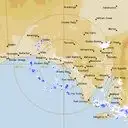 Live Ceduna Weather Radar - 512km - Rain Rate