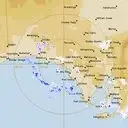Live Ceduna Weather Radar - 512km - Rain Rate