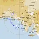 Live Ceduna Weather Radar - 512km - Rain Rate