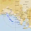 Live Ceduna Weather Radar - 512km - Rain Rate