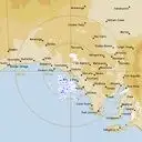 Live Ceduna Weather Radar - 512km - Rain Rate