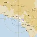Live Ceduna Weather Radar - 256km - Rain Rate