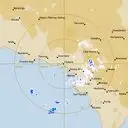 Live Ceduna Weather Radar - 256km - Rain Rate