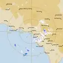 Live Ceduna Weather Radar - 256km - Rain Rate