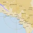 Live Ceduna Weather Radar - 256km - Rain Rate