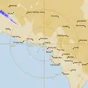 Live Ceduna Weather Radar - 256km - Rain Rate