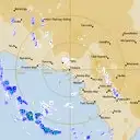 Live Ceduna Weather Radar - 256km - Rain Rate