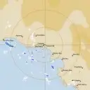 Live Ceduna Weather Radar - 128km - Rain Rate