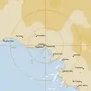 Live Ceduna Weather Radar - 128km - Rain Rate