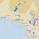 Live Ceduna Weather Radar - 128km - Rain Rate