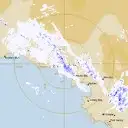 Live Ceduna Weather Radar - 128km - Rain Rate