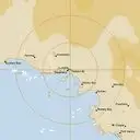 Live Ceduna Weather Radar - 128km - Rain Rate