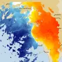 Live Ceduna Weather Radar - 128km - Doppler Wind