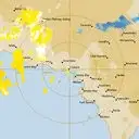 Live Ceduna Weather Radar - 128km - Doppler Wind