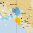 Live Ceduna Weather Radar - 128km - Doppler Wind