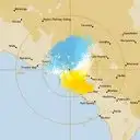 Live Ceduna Weather Radar - 128km - Doppler Wind