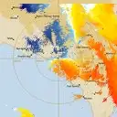 Live Ceduna Weather Radar - 128km - Doppler Wind