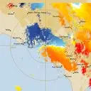 Live Ceduna Weather Radar - 128km - Doppler Wind