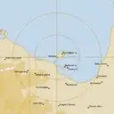 Live Mornington Island Weather Radar - 256km - Rain Rate