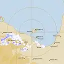 Live Mornington Island Weather Radar - 256km - Rain Rate