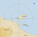 Live Mornington Island Weather Radar - 128km - Rain Rate