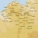 Live Halls Creek Weather Radar - 512km - Rain Rate
