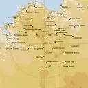 Live Halls Creek Weather Radar - 512km - Rain Rate
