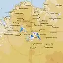 Live Halls Creek Weather Radar - 512km - Rain Rate