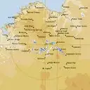 Live Halls Creek Weather Radar - 512km - Rain Rate
