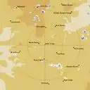Live Halls Creek Weather Radar - 128km - Rain Rate